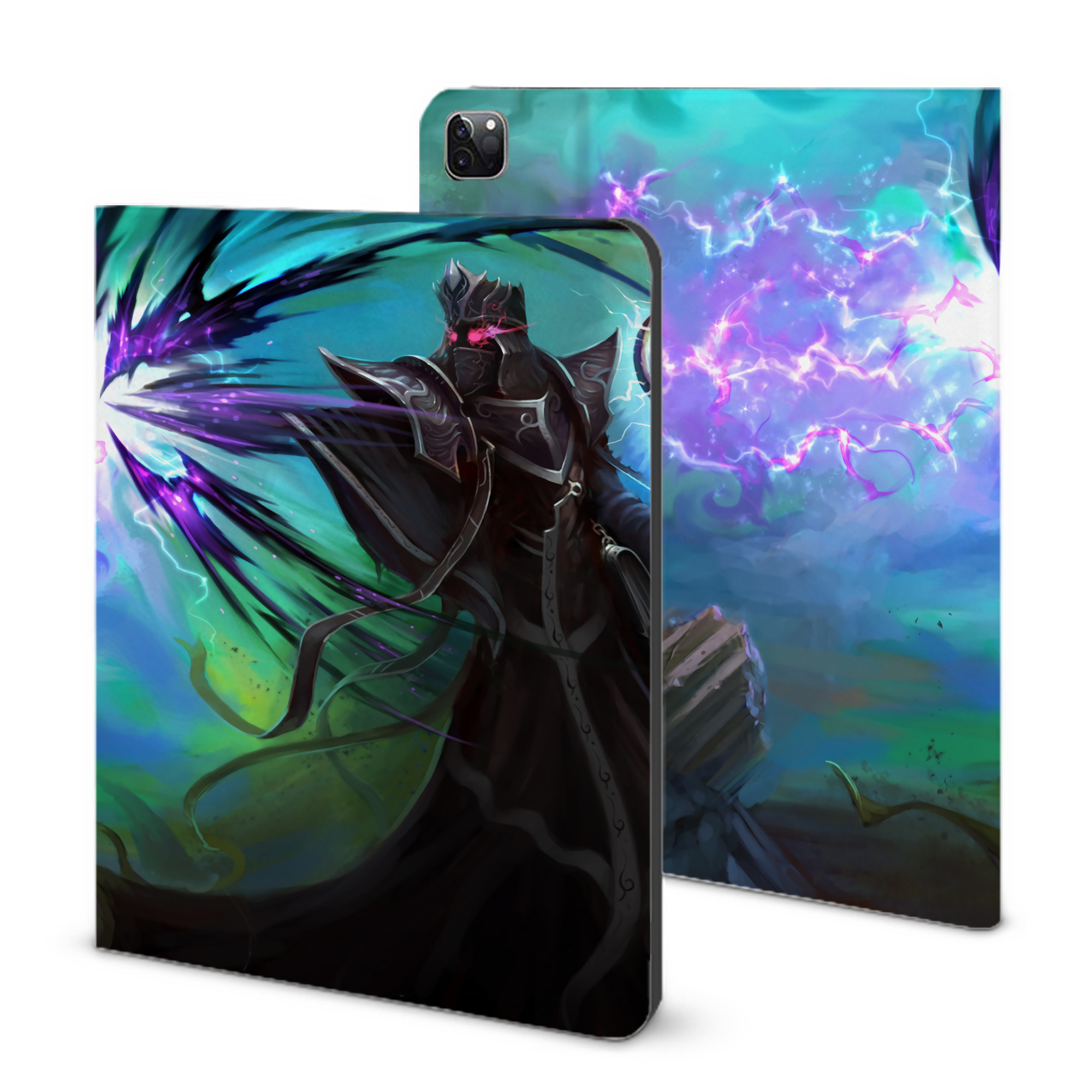 （画像用） リーグ・オブ・レジェンド League of Legends LOL IPad ケース ブック型 PUレザー TPU 耐衝撃 軽量 薄型 ペン収納なし 全面保護 IPad 各モデル対応